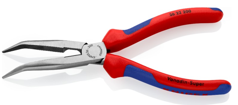 Длинногубцы KNIPEX KN-2622200TBK с режущими кромками, губки 40°, 200 мм - изображение 2