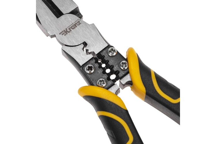 Длинногубцы Kranz KR-12-4653-5 многофункциональные универсальные 200мм - изображение 3