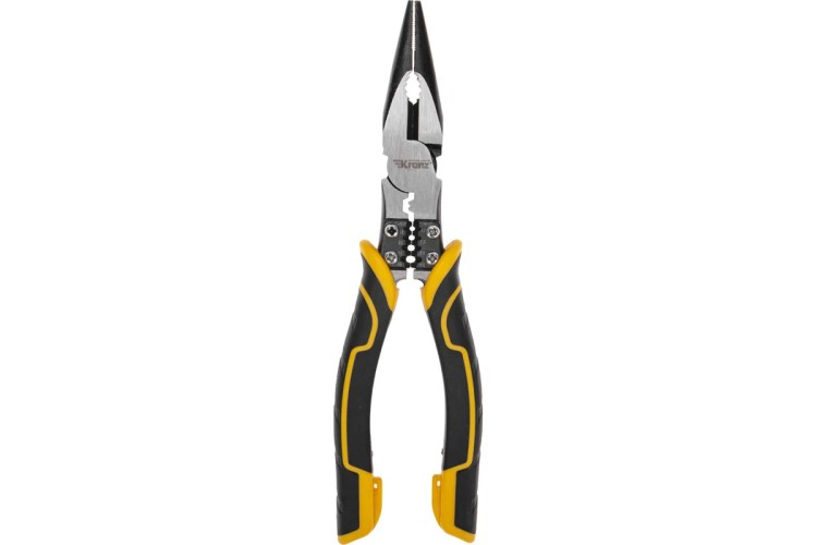 Длинногубцы Kranz KR-12-4653-5 многофункциональные универсальные 200мм - изображение 2