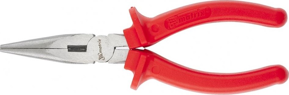 Длинногубцы MATRIX "Econom" 160 мм, пластмассовые рукоятки 17192 17192 - изображение 3