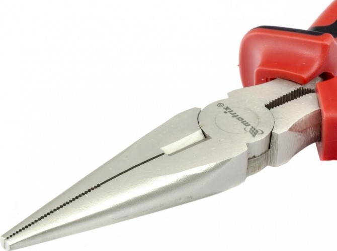 Длинногубцы MATRIX "NICKEL" 180 мм, двухкомпонентные рукоятки 17166 17166 - изображение 2