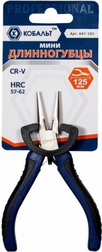 Длинногубцы мини Кобальт 647-192 125 мм - изображение 3