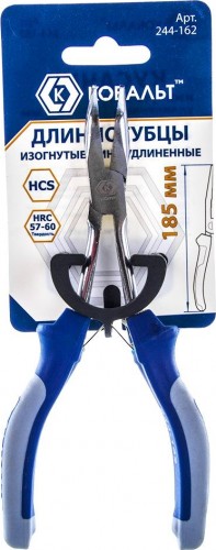 Длинногубцы мини удлиненные Кобальт 244-162 185 мм - изображение 2