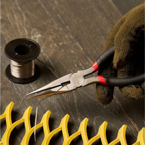 Длинногубцы REXANT 12-4618-1 180 мм, обливные рукоятки - изображение 3