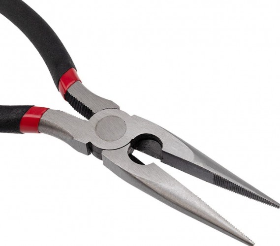 Длинногубцы REXANT 12-4619-1 200 мм, обливные рукоятки - изображение 4