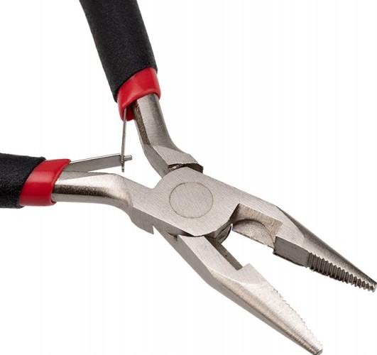 Длинногубцы REXANT Мини 120 мм авторазжим, обливные рукоятки 12-4604 - изображение 2