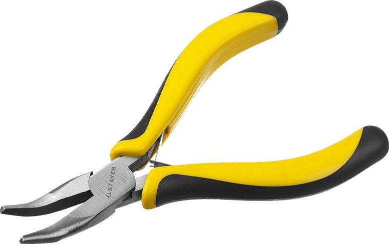 Длинногубцы STAYER TOPGrip изогнутые 2218-3, 120мм 2218-3_z02