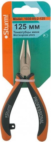 Длинногубцы Sturm 1030-05-2-125 2-х комп. рукоятки, пружин. механизм 125мм - изображение 2
