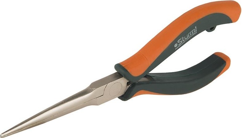 Длинногубцы Sturm 1030-05-8-160 2-х комп. рукоятки, пружин. механизм 150м