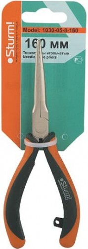 Длинногубцы Sturm 1030-05-8-160 2-х комп. рукоятки, пружин. механизм 150м - изображение 2
