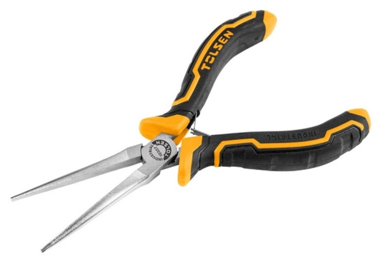 Длинногубцы TOLSEN TT10357 "GRIPro" 140 мм, мини TT10357