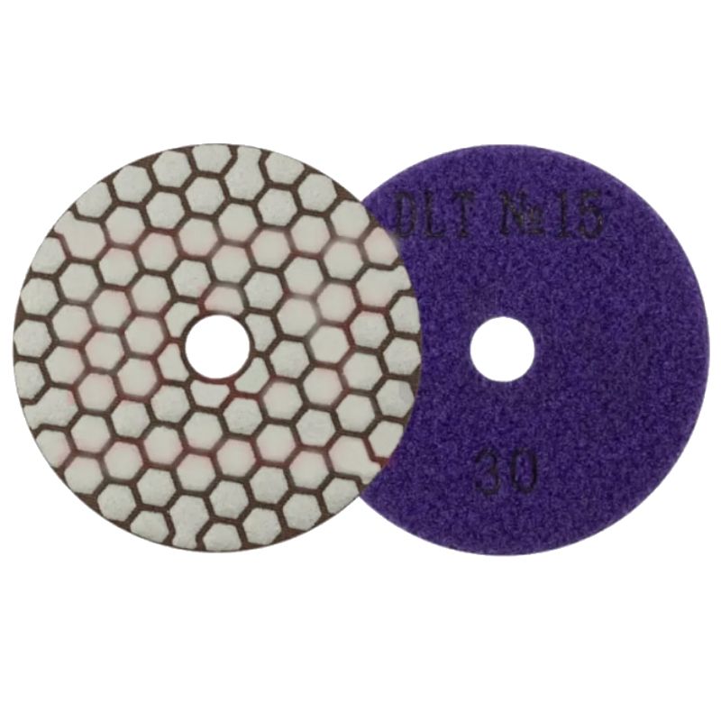 Круг алмазный гибкий шлифовальный DLT №15 #30 100 мм