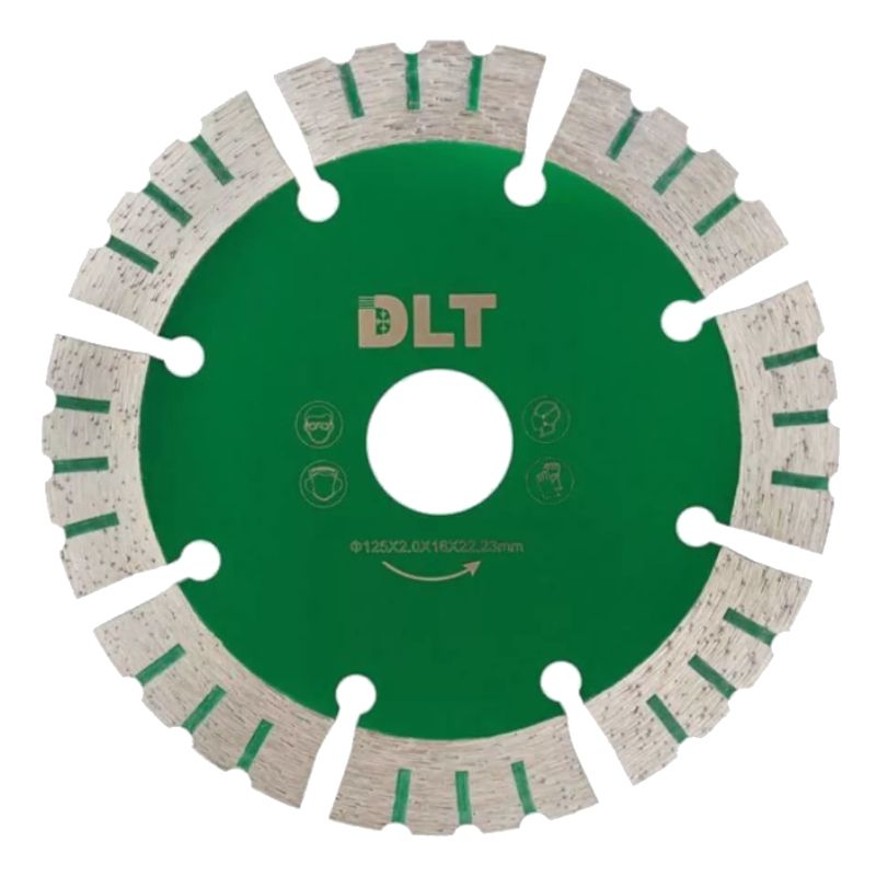 Диск алмазный по бетону DLT №21 Turbo 125 мм