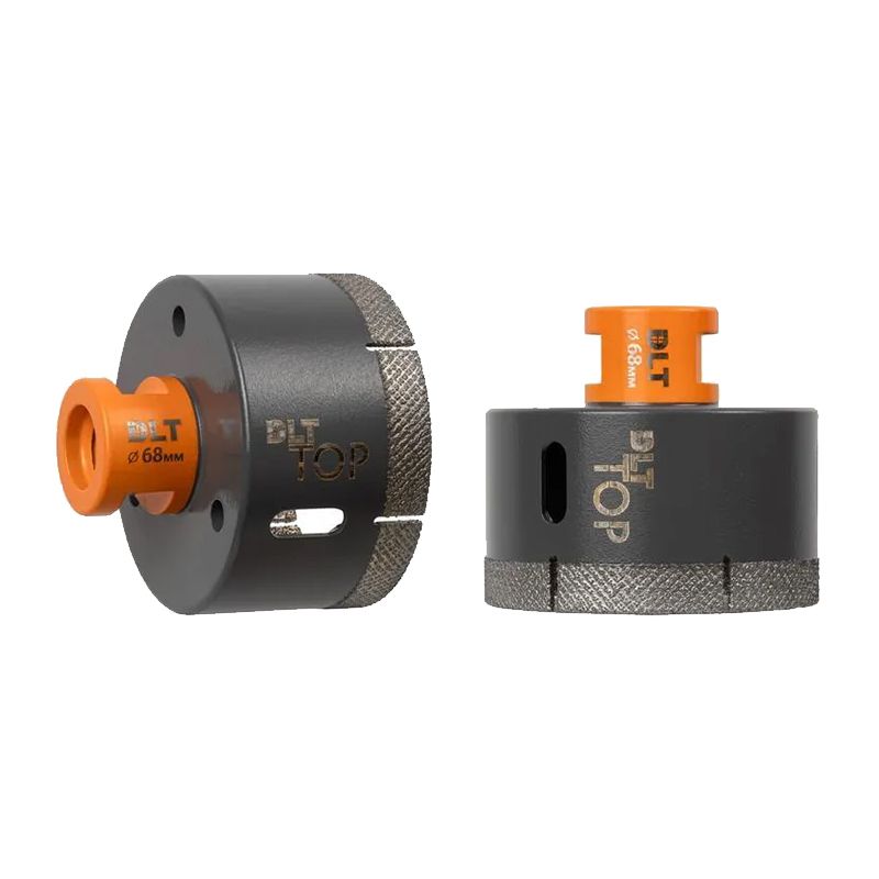 Коронка алмазная DLT Top для керамогранита и камня 68 мм