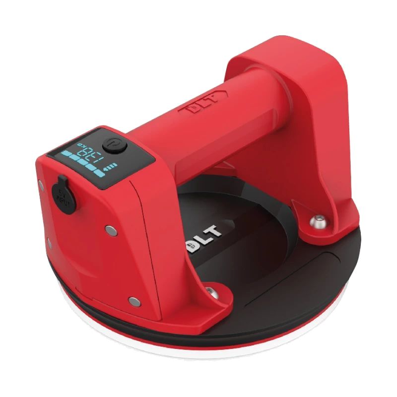 Присоска электрическая DLT VST-70 для гладкой и рельефной плитки с АВТО подкачкой 6"