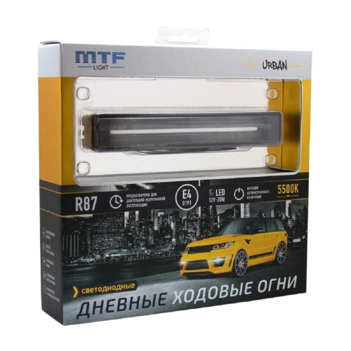Дневные ходовые огни светодиодные MTF LIGHT "URBAN" 12В, 20Вт, 5500К, E4, ECE R87 5500К, E4, ECE R87  LDL180 - изображение 4