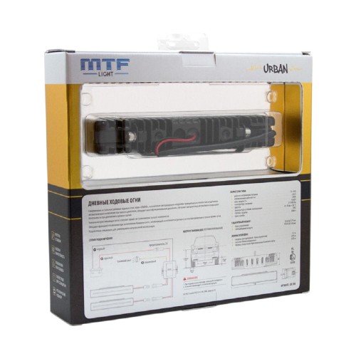 Дневные ходовые огни светодиодные MTF LIGHT "URBAN" 12В, 20Вт, 5500К, E4, ECE R87 5500К, E4, ECE R87  LDL180 - изображение 5