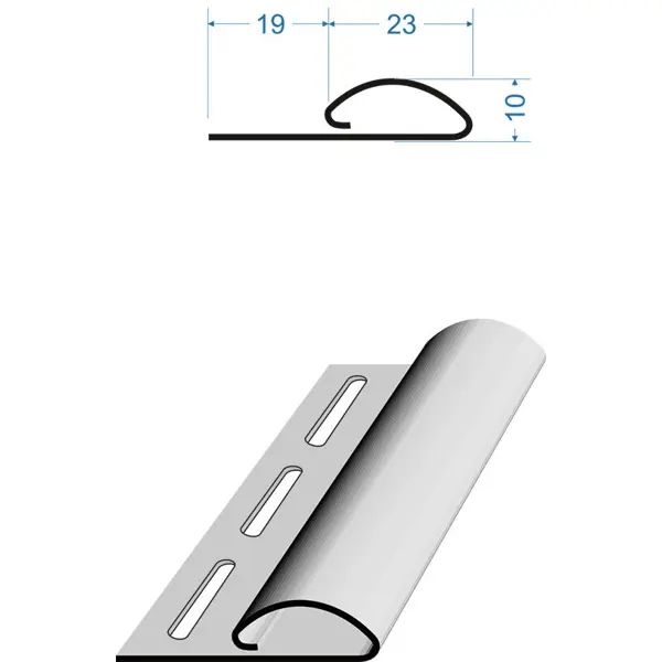 Финиш планка сайдинга DÖCKE 3 м дуб - изображение 2