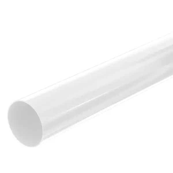 Труба водосточная DÖCKE 80 мм 3 м белый - изображение 2