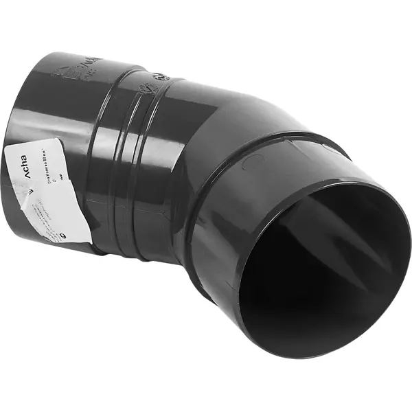 Колено DÖCKE 80 мм 45 градусов цвет серый - изображение 2