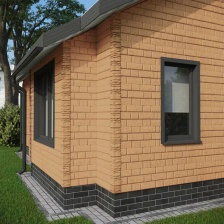 Сайдинг виниловый Döcke Bergart Камень 1.8 м Пекан 0.52 м2 - изображение 10