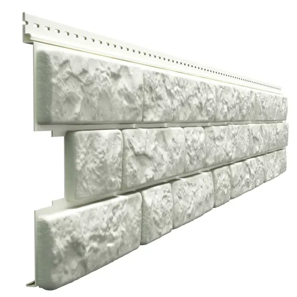 Сайдинг виниловый Döcke Bergart Камень 1.8 м Кокос 0.52 м2 - изображение 3