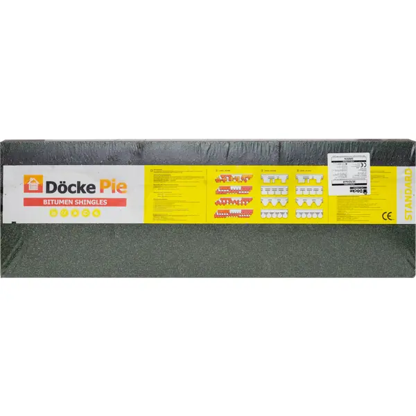 Коньково-карнизная черепица Döcke Pie Standart зелёный - изображение 3