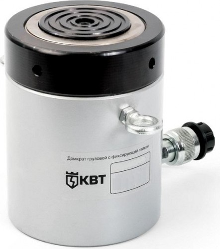 Домкрат гидравлический КВТ ДГ-100П50Г с фиксирующей гайкой 84586