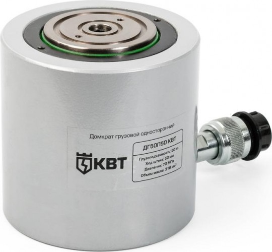 Домкрат гидравлический КВТ ДГ50П100  (50 т) 84550 84550