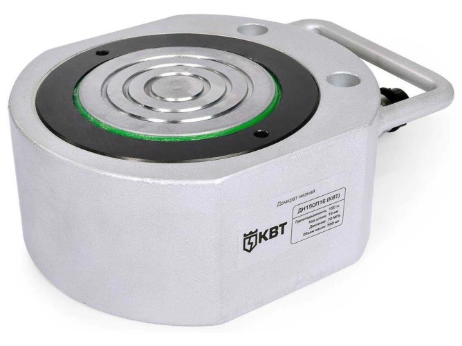 Домкрат гидравлический КВТ ДН-150П16 низкий  88498