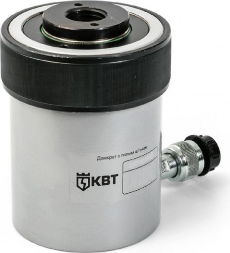 Домкрат гидравлический КВТ ДП-20П100 с полым штоком 84589