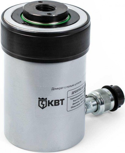 Домкрат гидравлический КВТ ДП20П 50 (20 т - 165/215 мм) с полым штоком 74341 74341