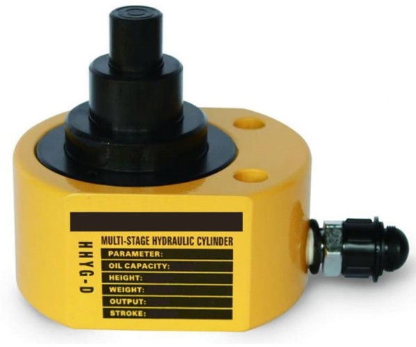 Домкрат гидравлический TOR HHYG-50D (ДГ50Г66) 50 т. 3ур телескопический низкий 1004678