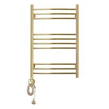 Электрический полотенцесушитель лесенка Domoterm Калипсо П10 500x800 EL золото - изображение 2