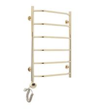 Электрический полотенцесушитель лесенка Domoterm Лаура П6 500x800 EL золото - изображение 2