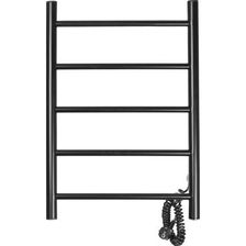 Электрический полотенцесушитель лесенка Domoterm DMT 109-5 50x71 ЧРН EK R - изображение 5