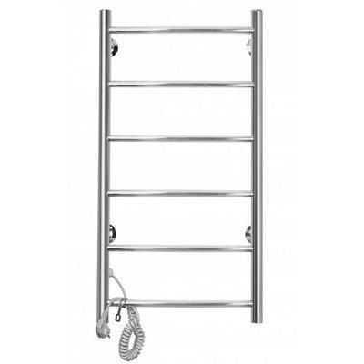 Электрический полотенцесушитель лесенка Domoterm DMT 109-6 50х80 ЧРН EK L - изображение 2