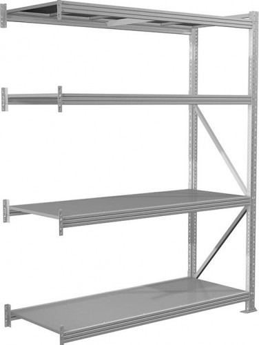 Дополнительная секция для стеллажа ПРАКТИК MS Pro 200/150 х 60/4 (4 полки)