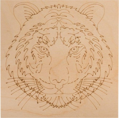 Доска для выжигания REXANT ДВ0929 «для мальчиков», 150х150 мм, набор 5 шт. (тигр/сам 12-0929 - изображение 3