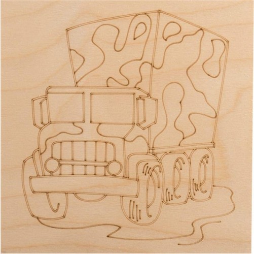 Доска для выжигания REXANT ДВ0929 «для мальчиков», 150х150 мм, набор 5 шт. (тигр/сам 12-0929 - изображение 4