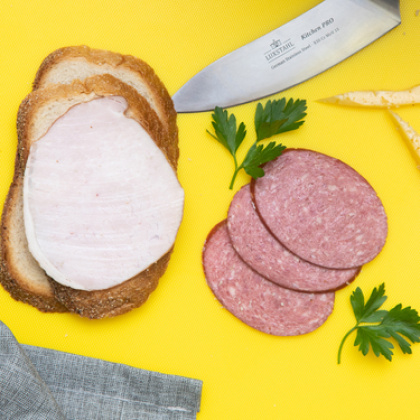 Доска разделочная 350х260х8 мм желтая пластик - изображение 5