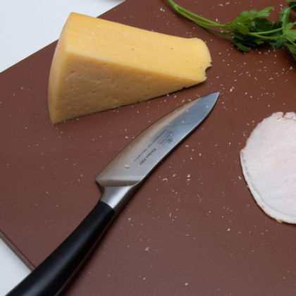 Доска разделочная 400х300х12 мм коричневая пластик - изображение 5