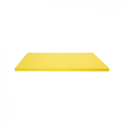 Доска разделочная 500х350х18 мм жёлтая пластик - изображение 2