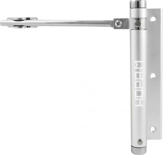 Доводчик дверной НОРА-М 102 пружинный "Серебро" 16742