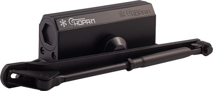 Доводчик дверной НОРА-М 3S бол. морозостойкий "Черный" 14878