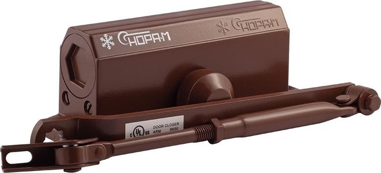 Доводчик дверной НОРА-М 3S мал. морозостойкий "Коричневый" 15886