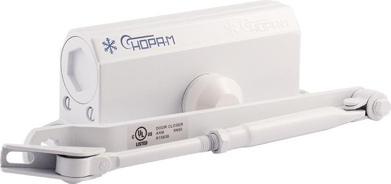 Доводчик дверной НОРА-М 3S мал. морозостойкий "Белый" 4994