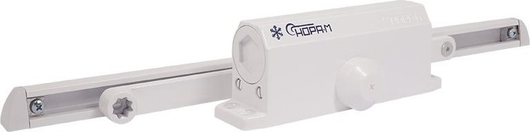 Доводчик дверной НОРА-М 3S Slider морозостойкий "Белый" 18762