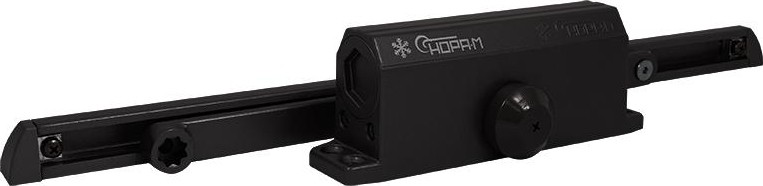 Доводчик дверной НОРА-М 3S Slider морозостойкий "Черный" 18947