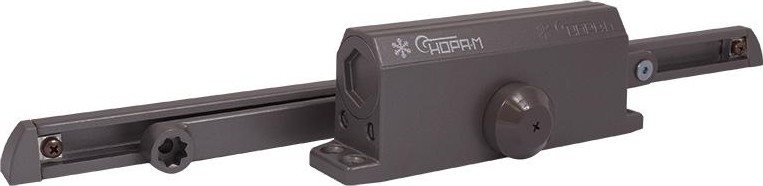 Доводчик дверной НОРА-М 3S Slider морозостойкий "Графит" 18763